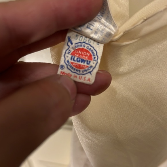 Vintage 1950’s Slip Under Dress Layering Chemise Princess Seams Cream Ivory - Picture 6 of 6